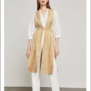 BCBG suede throw over